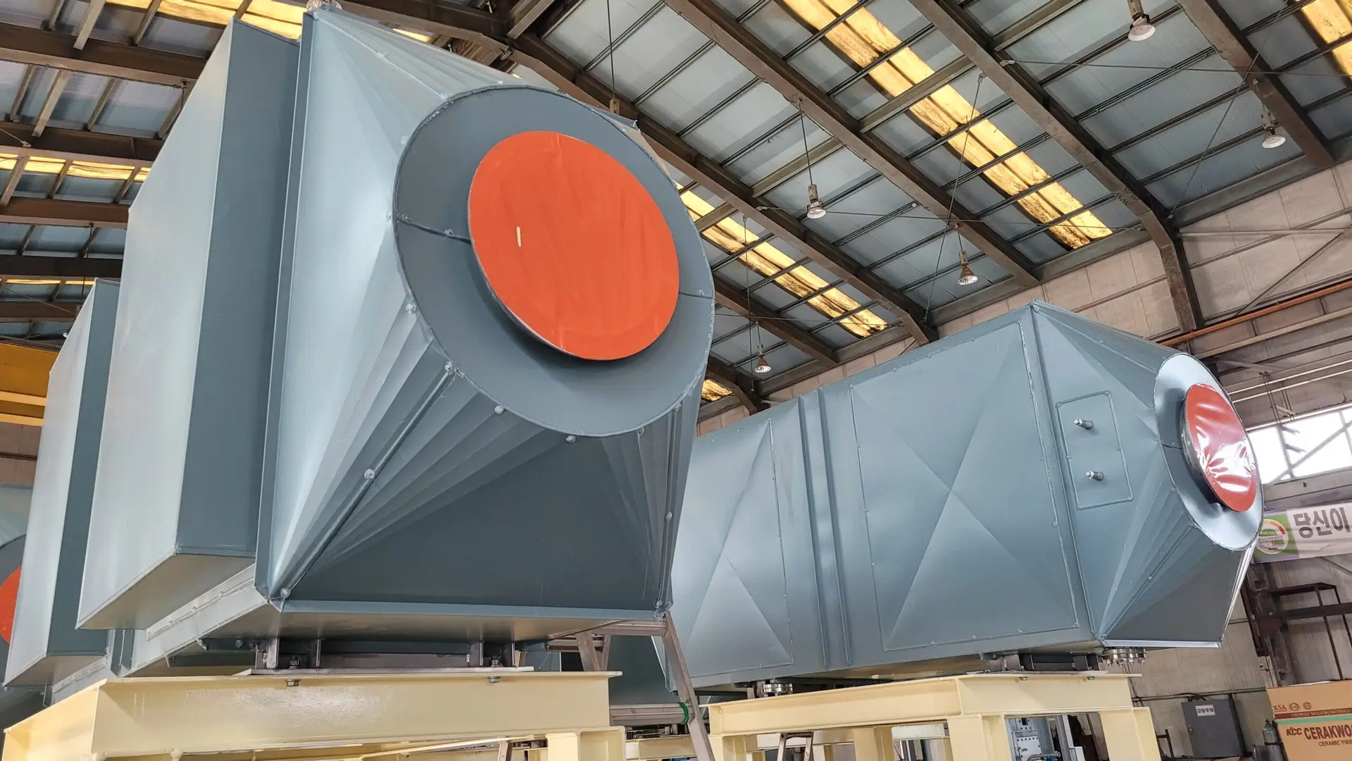 평택 납품 열교환기 보온 작업