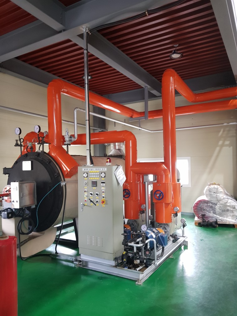 보일러실 보온 작업